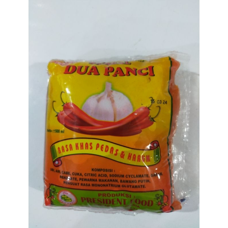 

saos dua panci (chili saus) 500gr