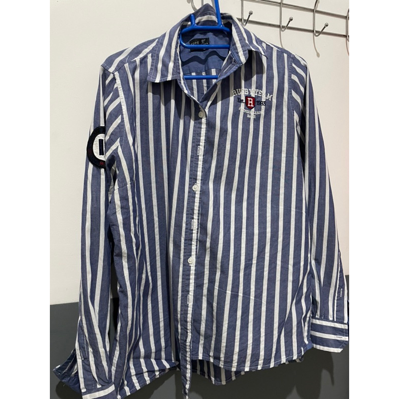 Kemeja wanita casual kemeja kantor baju kantor fashion wanita fashion premium baju garis garis baju 