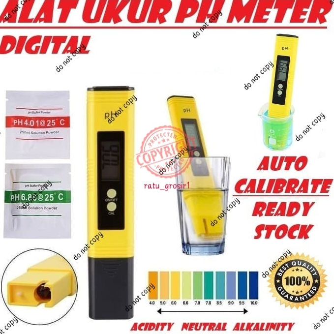 Wow Murah Meriah.. Ph Meter Alat Ukur Air Hidroponik Ph Meter Digital Ph Air Digital Ph