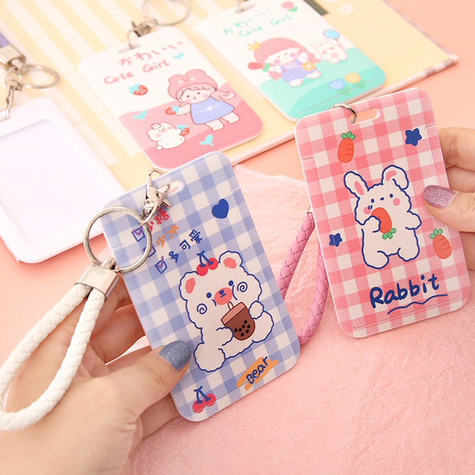 

➠❉✳ COD GANTUNGAN HOLDER KARTU NAMA AKSES KANTOR MRT BUSWAY LANYARD CARD HOLDER PREMIUM