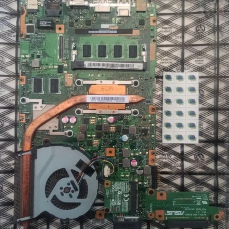 Motherboard Mobo Mainboard Mesin Laptop Asus  A455L X455L X455LD Core core i3 dan core i5 Nvidia VGA pin 40