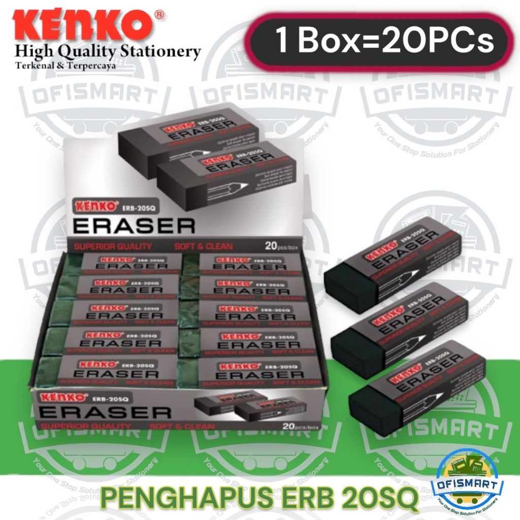 

Kenko Penghapus Eraser ERB 20SQ | @1Ktk=20PCs