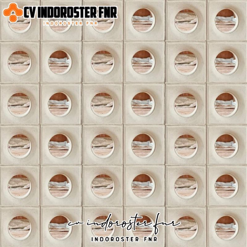 ROSTER BETON/LOSTER MINIMALIS MOTIF DONAT 2MUKA.