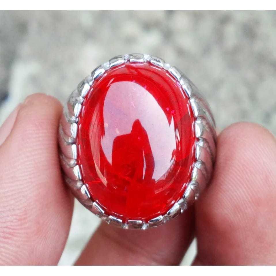 BATU AKIK PECAH SERIBU MERAH SERIBU BODYGLASS KINCLONG DIJAMIN MULUSSS