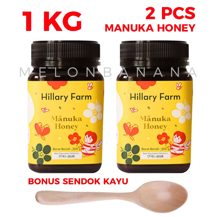 

Hillary Farm Manuka Honey - MADU New Zealand - 1KG (2BOTOL)