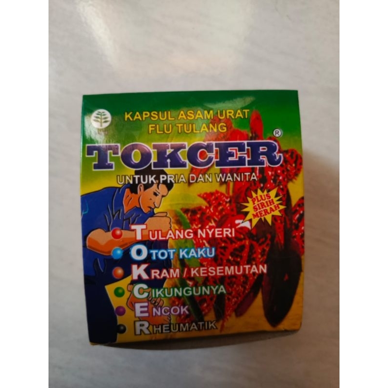 

kapsul tokcer asam urat flu tulang original