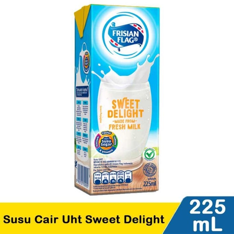 

Frisian Flag Susu Cair Uht Sweet Delight 225Ml
