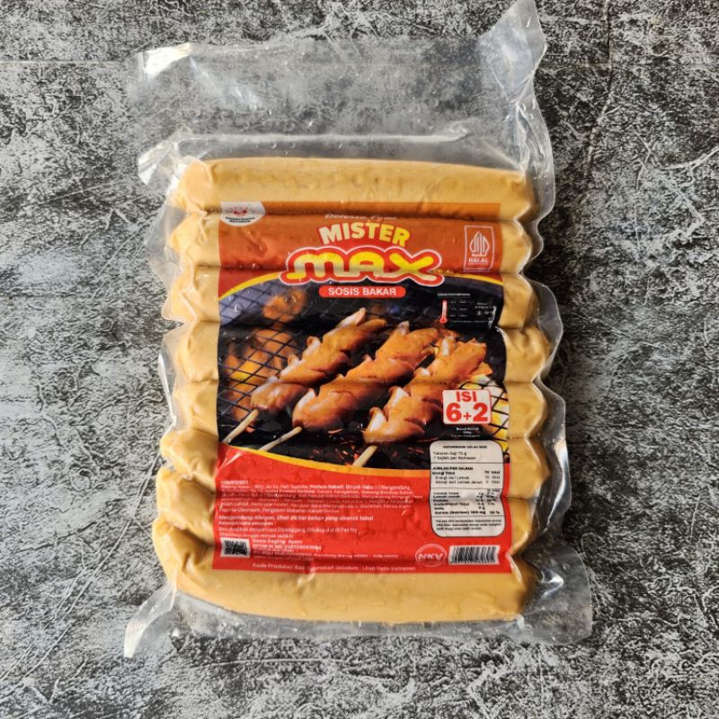 

MISTER MAX SOSIS BAKAR JUMBO 6+2 500G