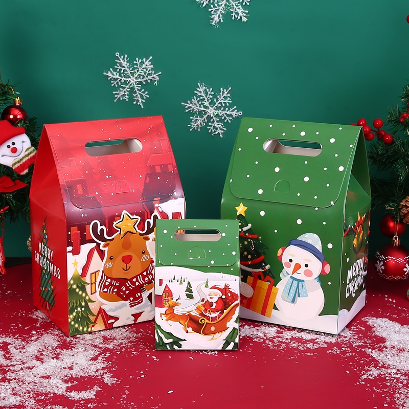 

Box Natal tema Christmas - Goodie bag hadiah lucu unik mewah / Box cookies Natal - Hampers Natal