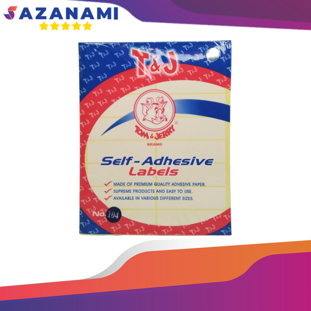 

TOM & JERRY 104 STIKER LABEL SELF ADHESIVE LABEL LABEL UNDANGAN TOM N JERRY