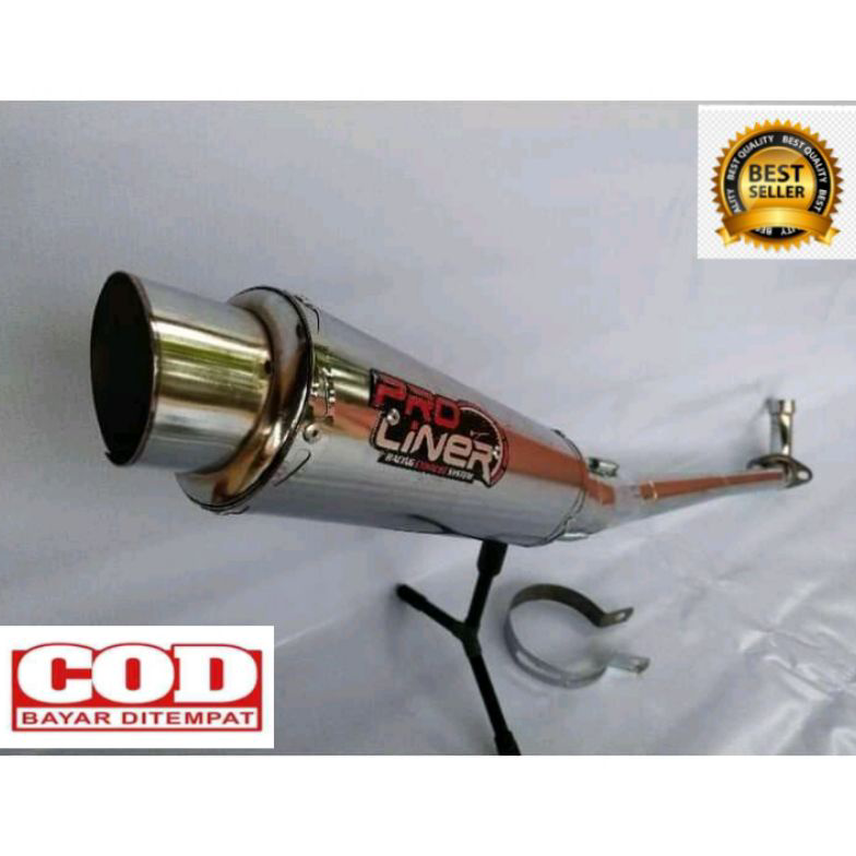 Special Edition.. Knalpot Racing prolinear full crum Supra x/Supra fit/Jupiter z/Vega r/Revo/karisma