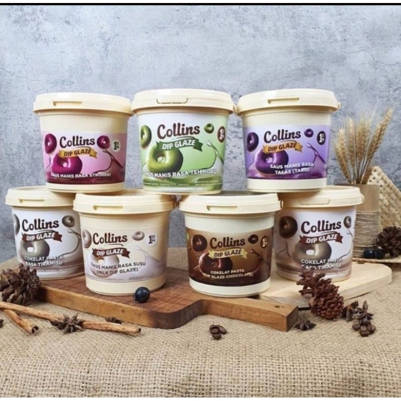 

#MURAH#COKELAT COLLINS/COLLINS DIPGLAZE/SAUS MANIS VARIAN RASA 1kg