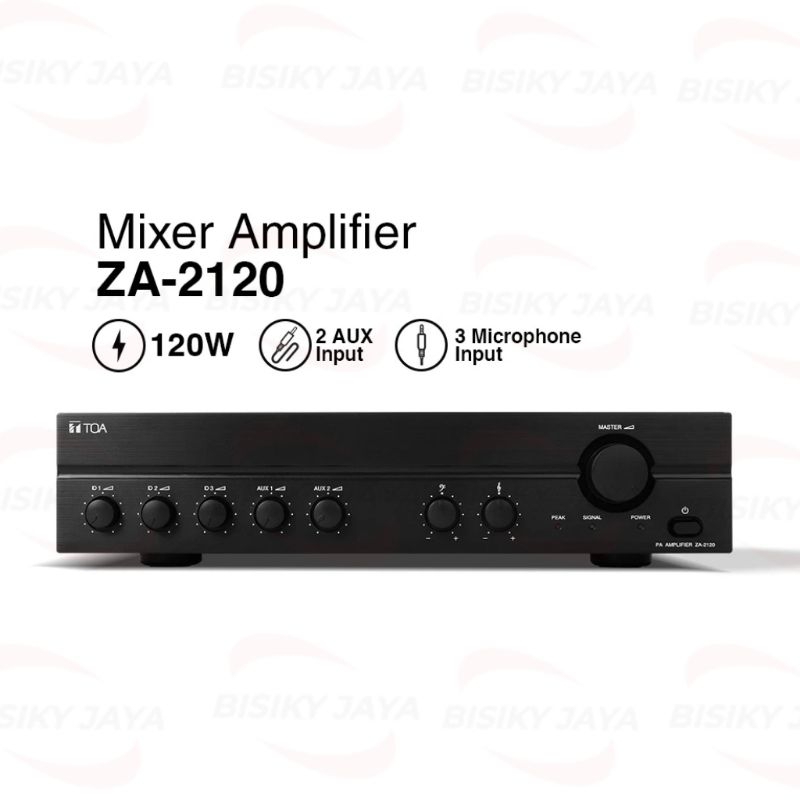 Power Toa ZA-2120 Power Amplifier 120 watt Toa ZA2120 Original Amplifier Toa ZA-2120 Original