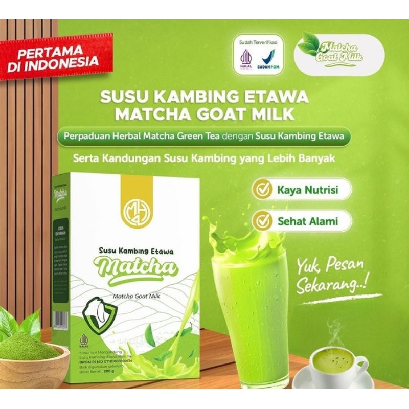

Susu Kambing Etawa MATCHA Goat Milk