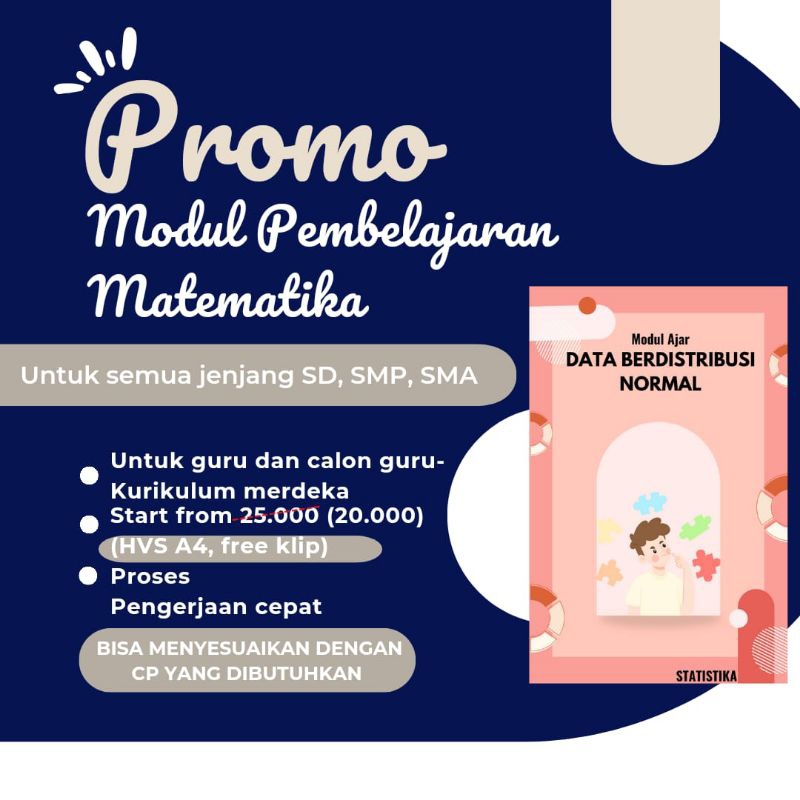 Modul Ajar Pembelajaran Matematika Kurikulum Merdeka