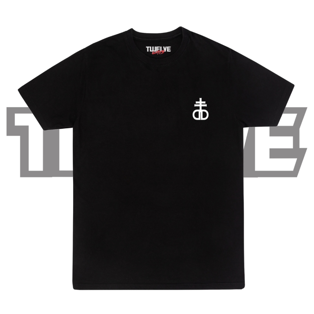 DROP DEAD Logo White Black Reguler T-Shirt | Atasan Pria Wanita | Baju Kaos BMTH | Unisex Aesthetic