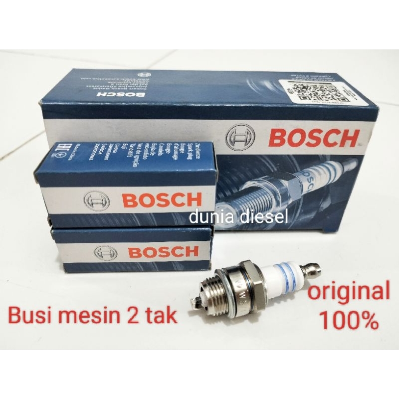 busi mesin potong rumput senso chainsaw 2 tak ASLI bosch 318 328 338 5200 5500 Original spark plug