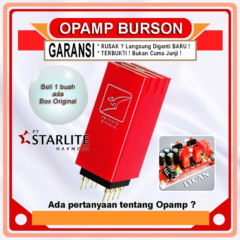 Burson Opamp V6-Vivid Single