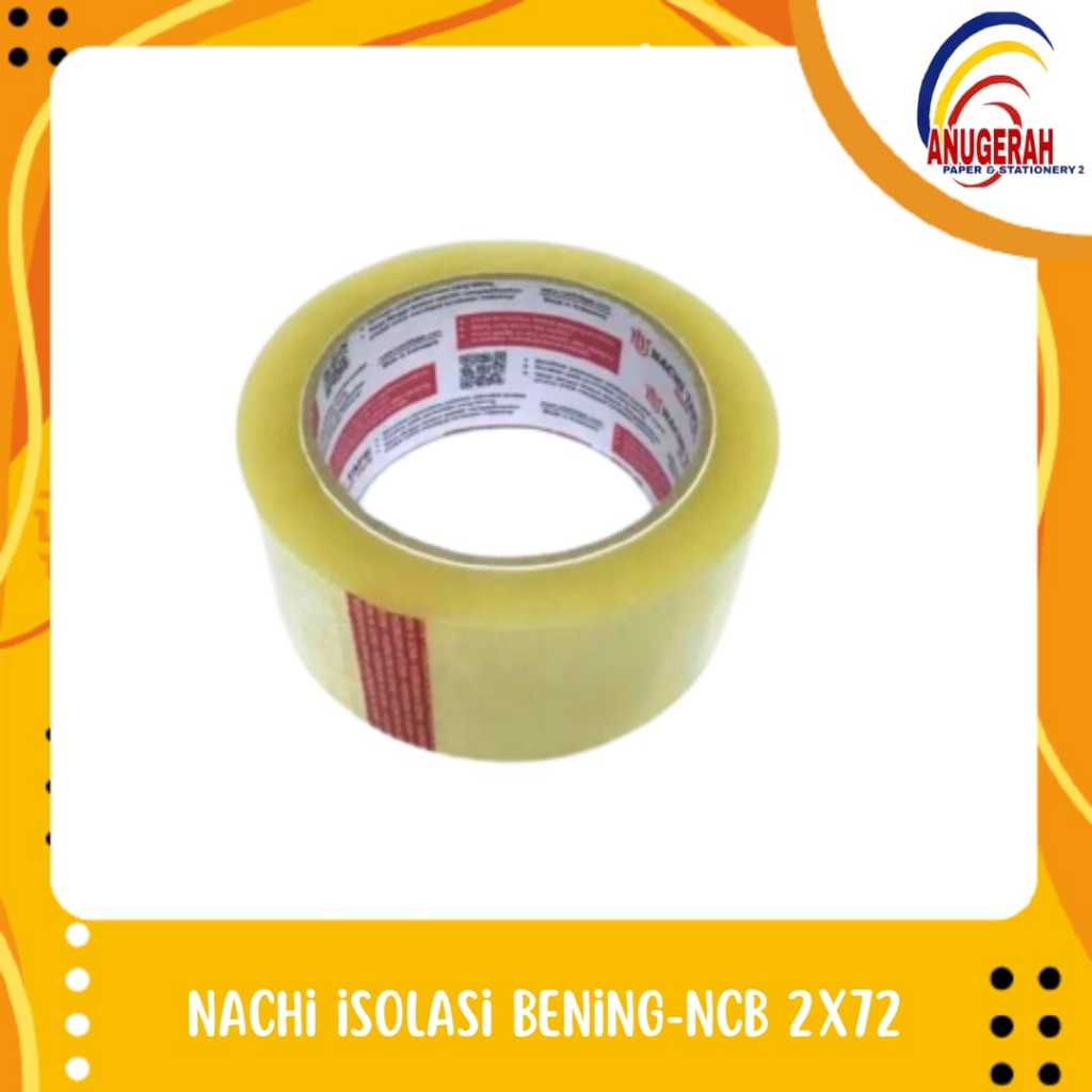 

LAKBAN OPP NACHI 2X72 BENING (PCS)