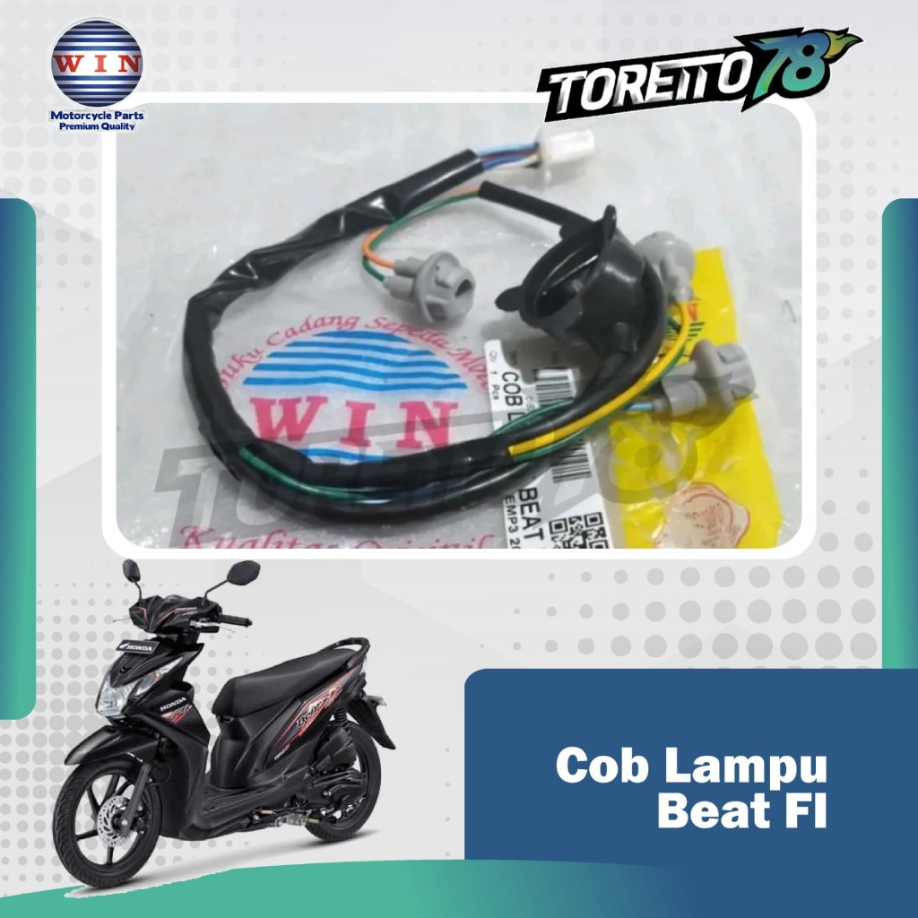 COB Lampu Depan Beat Fi Up Honda Fitting Honda Beat Fi COB Lampu Depan Set WIN