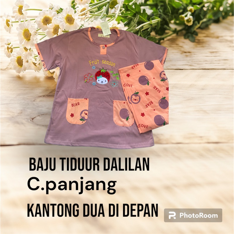 BAJUTIDUR DAILILAN/Piyama santai Daililan original