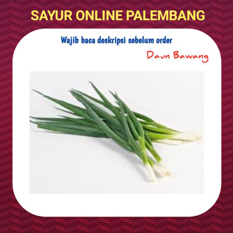 

Daun Bawang Segar - Toko Pasar Warung Sayur Segar Online Murah Palembang