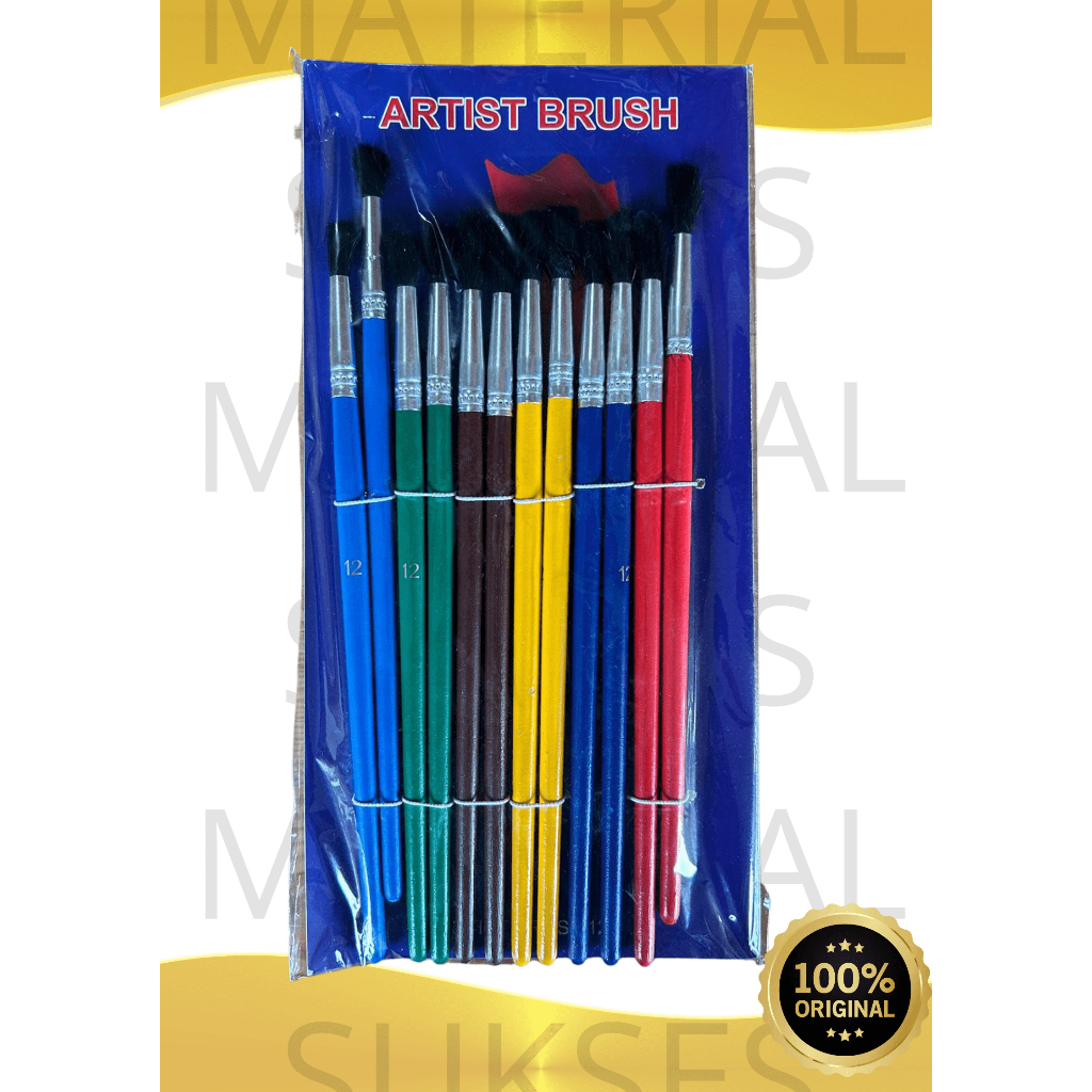 

KUAS LUKIS WARNA 12 INCH / KUAS CAT WARNA / KUAS CAT AIR
