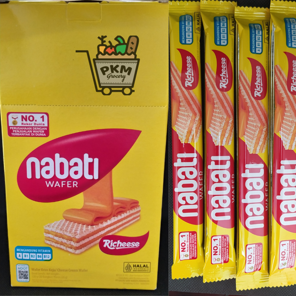 

WAFER KEJU Nabati 6 gr 1 box isi 20 pcs