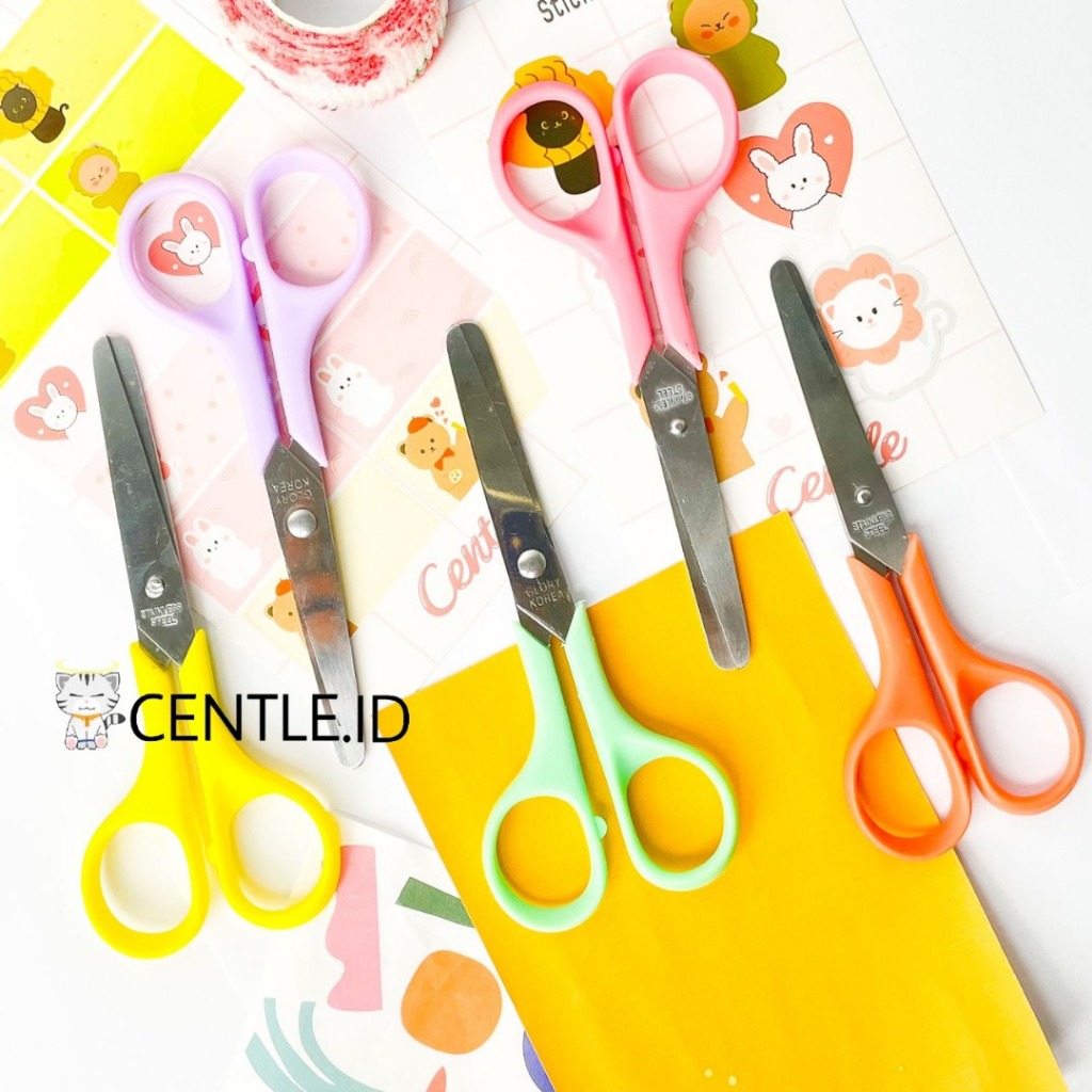 

CENTLE.ID GUNTING KOREA SOFT COLOR WARNA LUCU IMUT PEMOTONG KERTAS