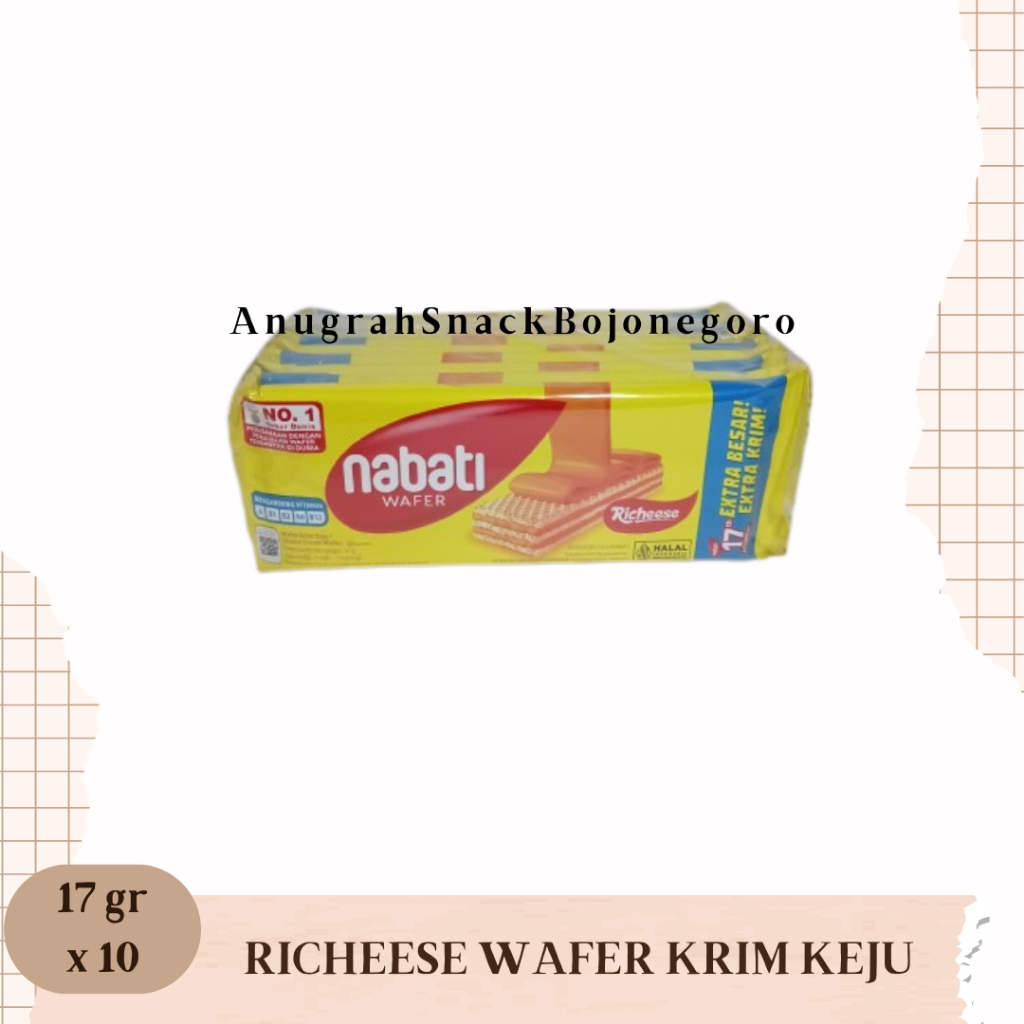 

Richeese Wafer Krim Keju Renceng | Richoco Wafer Krim Coklat Renceng @17gr