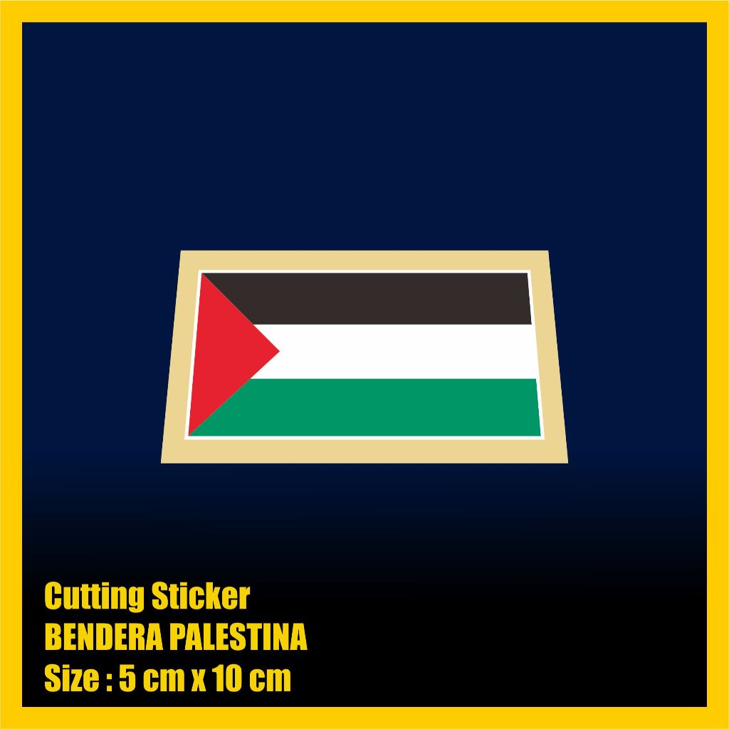 

Stiker Cutting Bendera Palestina Free Palestina