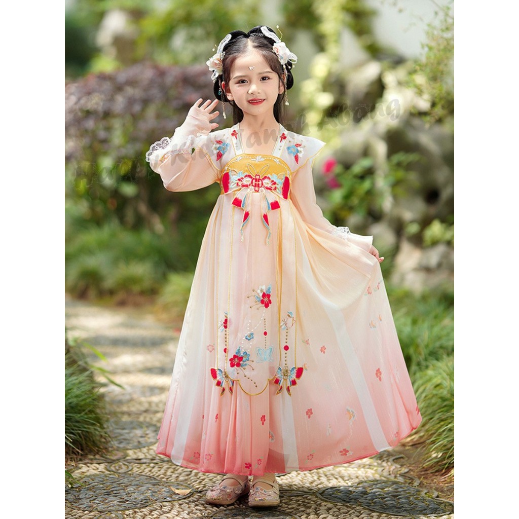 dress Imlek anak perempuan/ dress cny anak / dress Imlek / baju Imlek anak perempuan