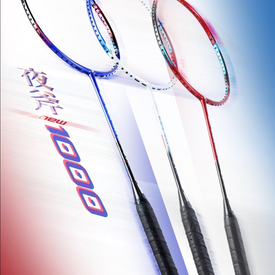 RAKET BADMINTON JNICE ELASTIC FORCE 1000 Made in Taiwan