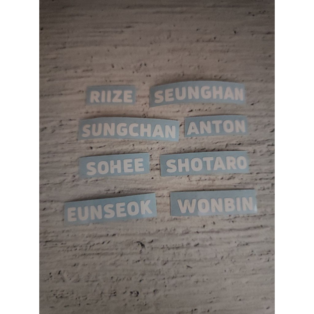 

[PO] CUSTOM - Sticker Nama