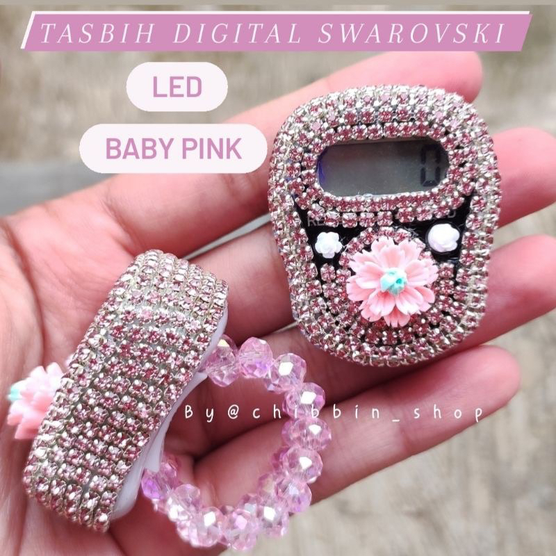 Tasbih digital Led Alarm / tasbih cantik / tasbih bagus