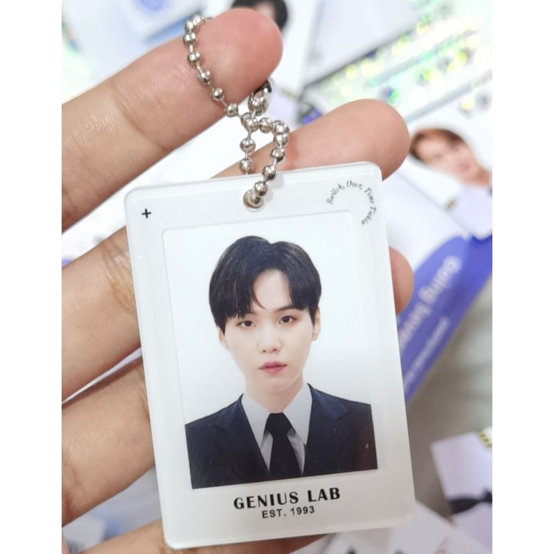 

id card holder BTS suga yoongi agustd genius lab