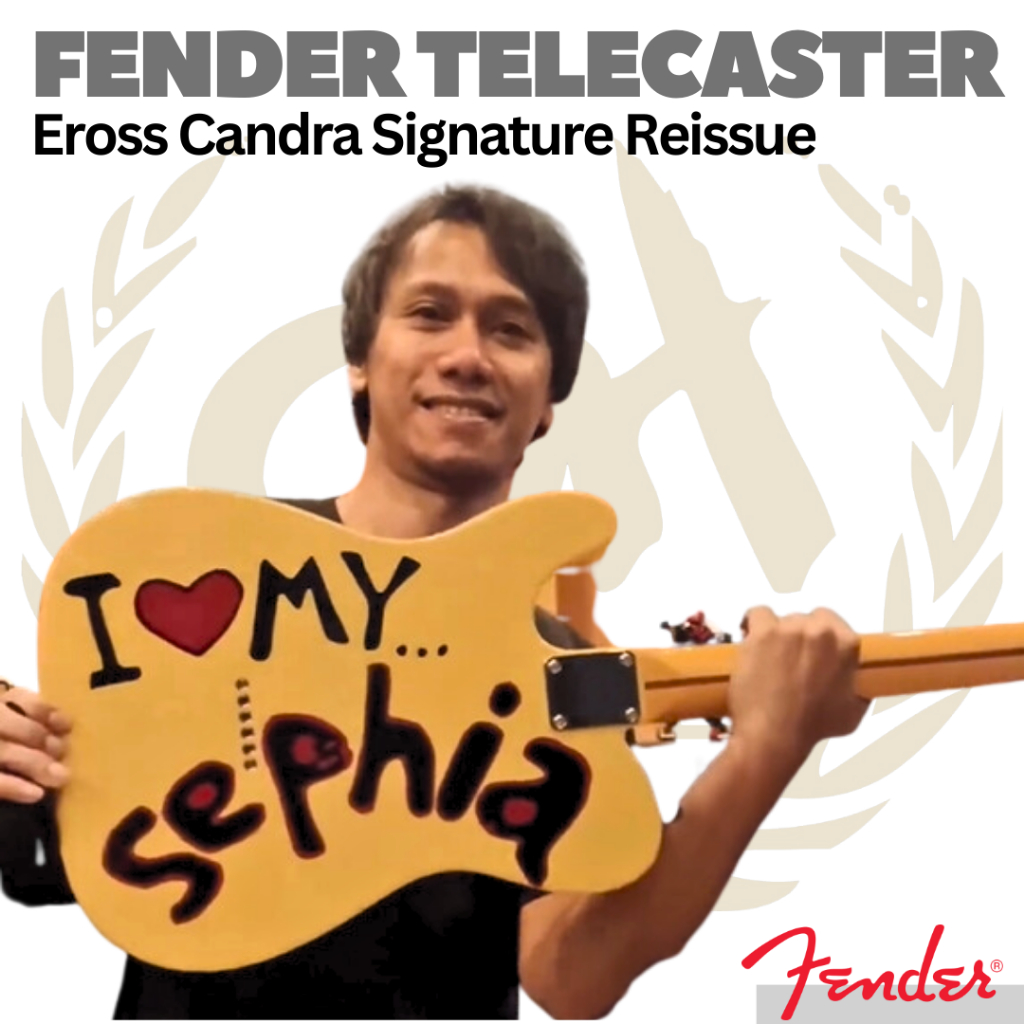 FENDER TELECASTER SEPHIA Eross Candra SO7 Signature Series Reissue Electric Guitar