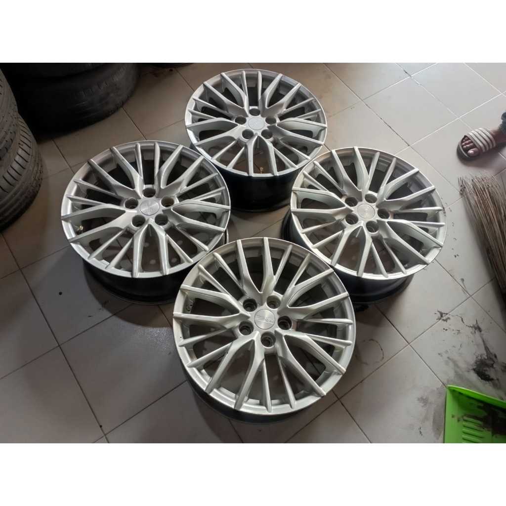 velg second/bekas merk hsr ring 18 baut 5 x114,3 cocok untuk camry,innova,rush,terios