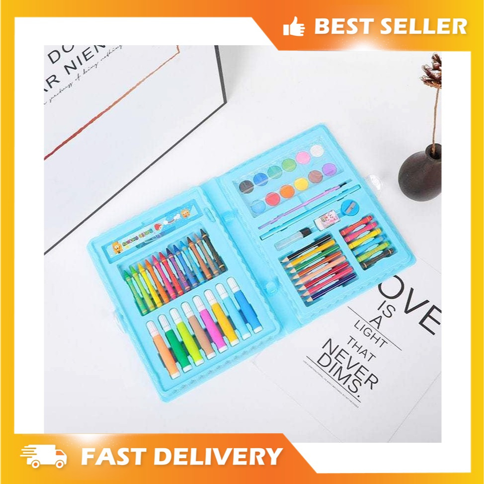 

JUAL Crayon Set 68pcs / Krayon Mewarnai Anak 68pcs / Pensil Warna Set 68pcs