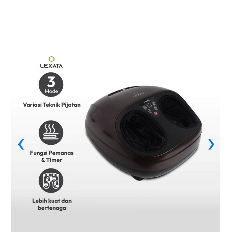 Lexata alat pijat kaki 3d shiatsu/foot massager