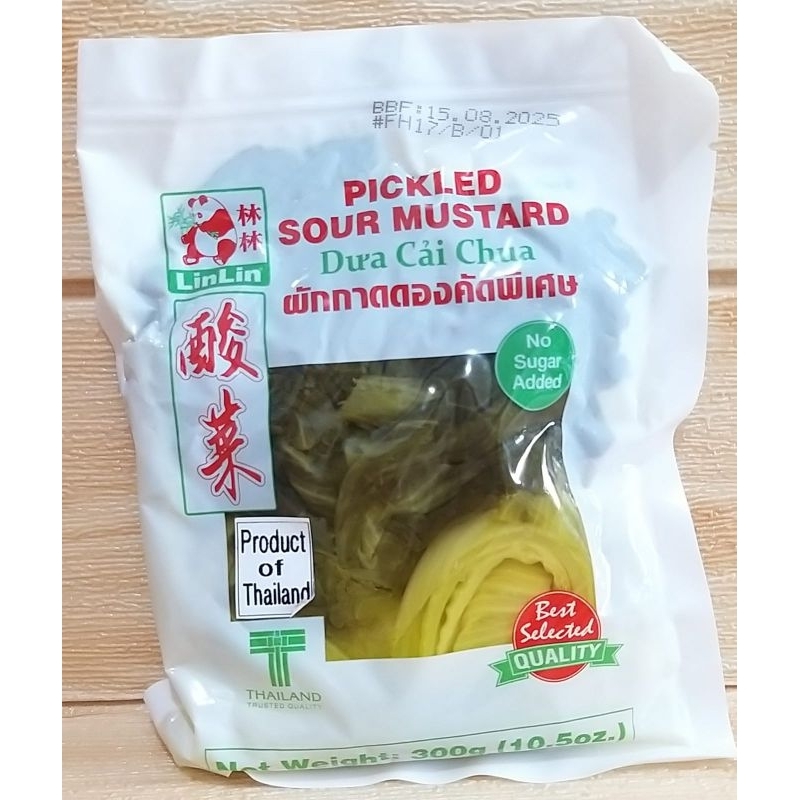 

Linlin Sayur Asin Thailand 300gr / Lin Lin Sayur Asin / Pickles Sour Mustard