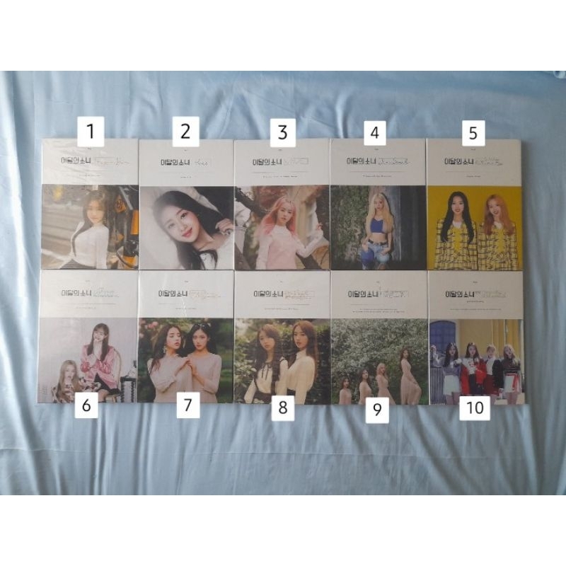 loona album only first print 1st press hyunjin yves vivi jinsoul gowon chuu heejin yeonjin love & ev