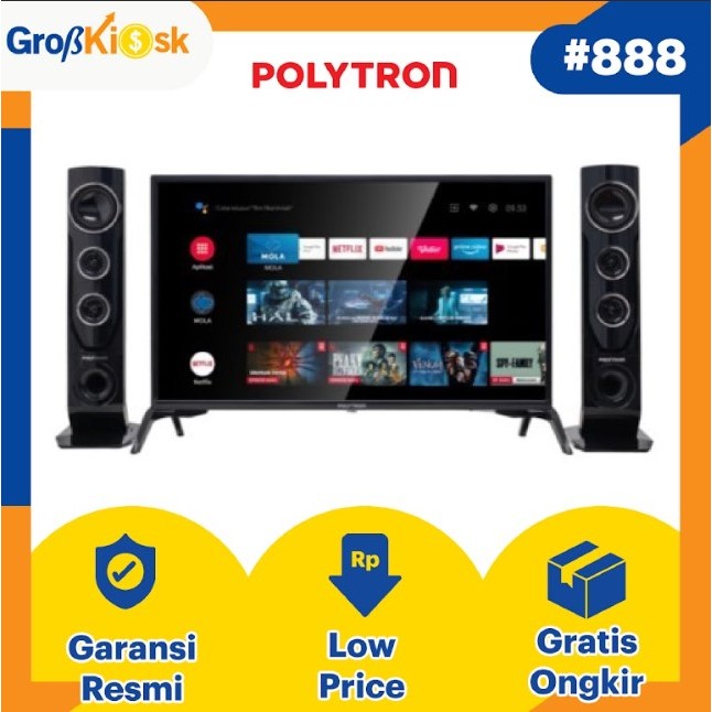 LED TV 32 INCH POLYTRON HD ANDROID TV PLD-32TAG9855 / PLD 32TAG9855