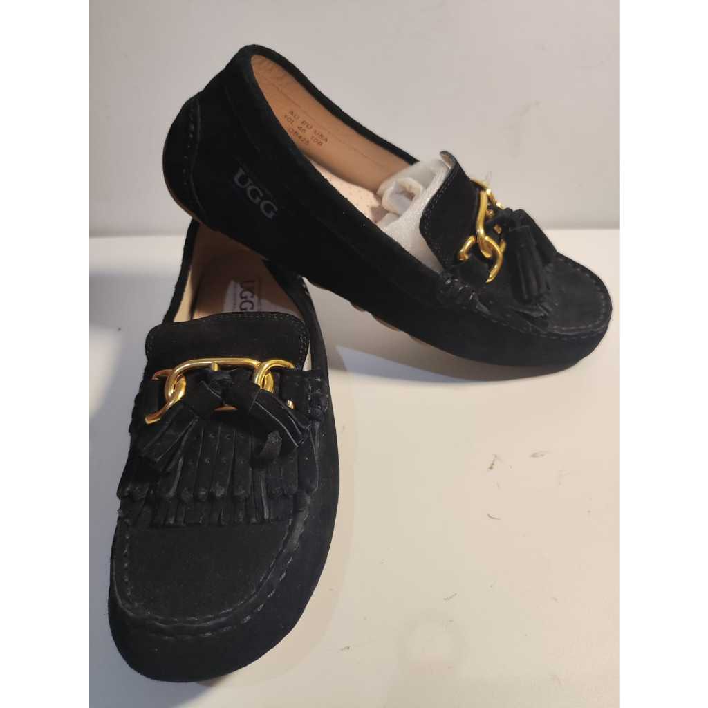 SHOES LIMITED UGG OZ Wear Connection Classic Asutralian Shoes Size 40 Black Velvet Material