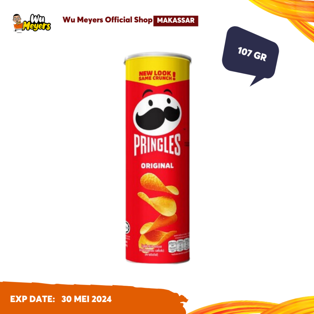 

Pringles Original Snack Keripik Kentang 107 gr - WuMeyers Makassar