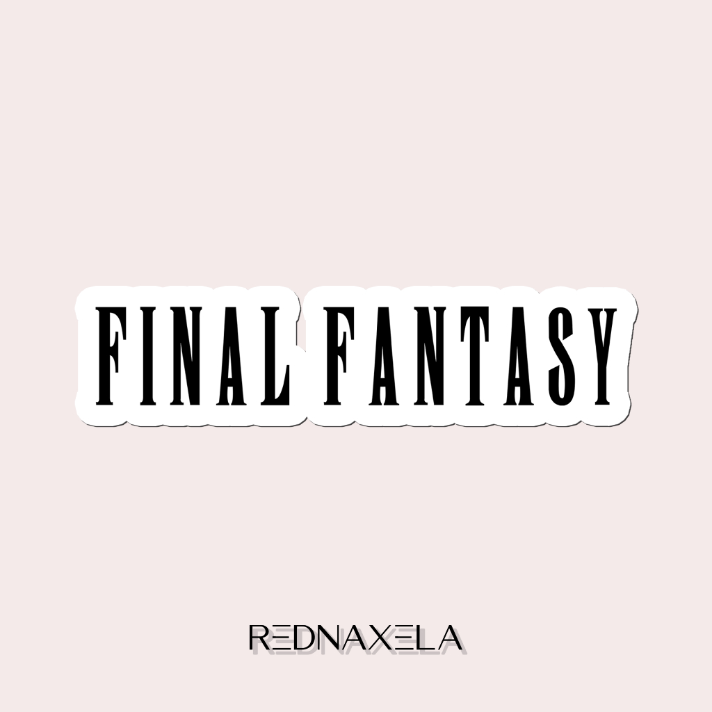 

Stiker Vinyl Final Fantasy Stiker Koper Outdoor Waterproof Sticker
