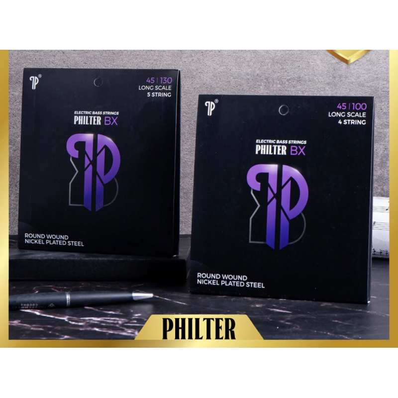 SENAR GITAR BASS 4 dan 5 SENAR PHILTER BX ORIGINAL