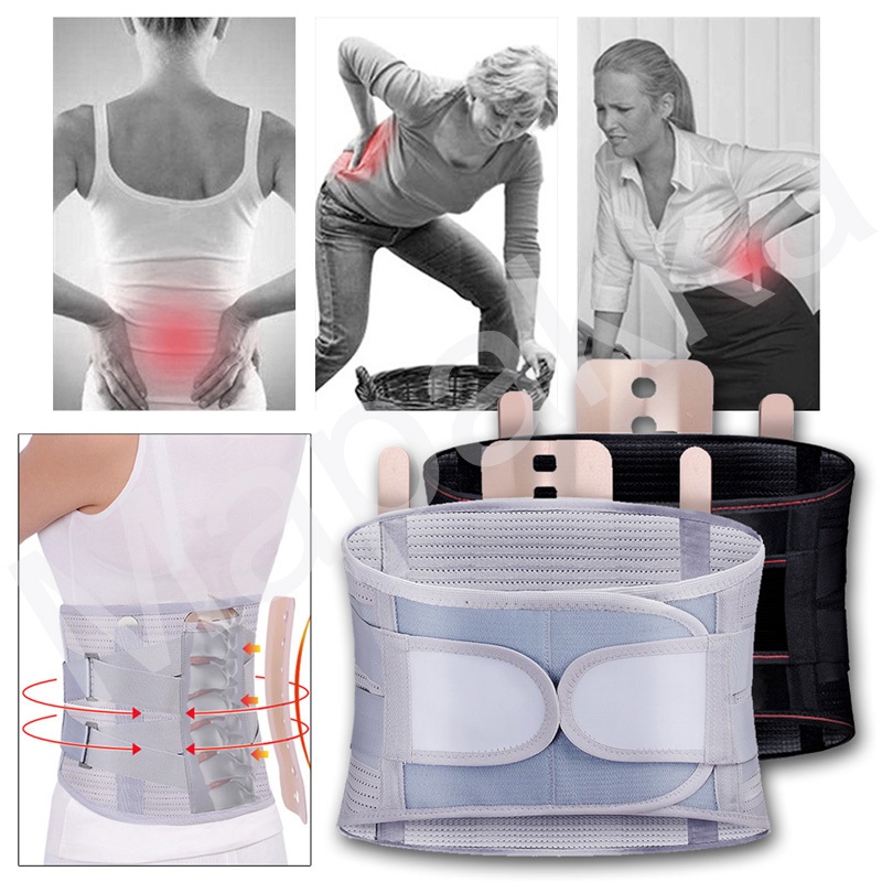 PRIA WANITA KORSET NYERI PINGGANG PUNGGUNG KORSET LUMBAL TULANG BELAKANG SARAF KEJEPIT PINGGANG