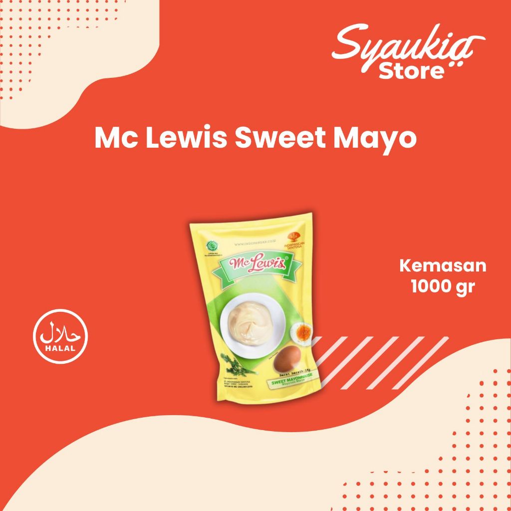 

Mclewis Sweet Mayonaise 1KG / Mayonaise Mclewis