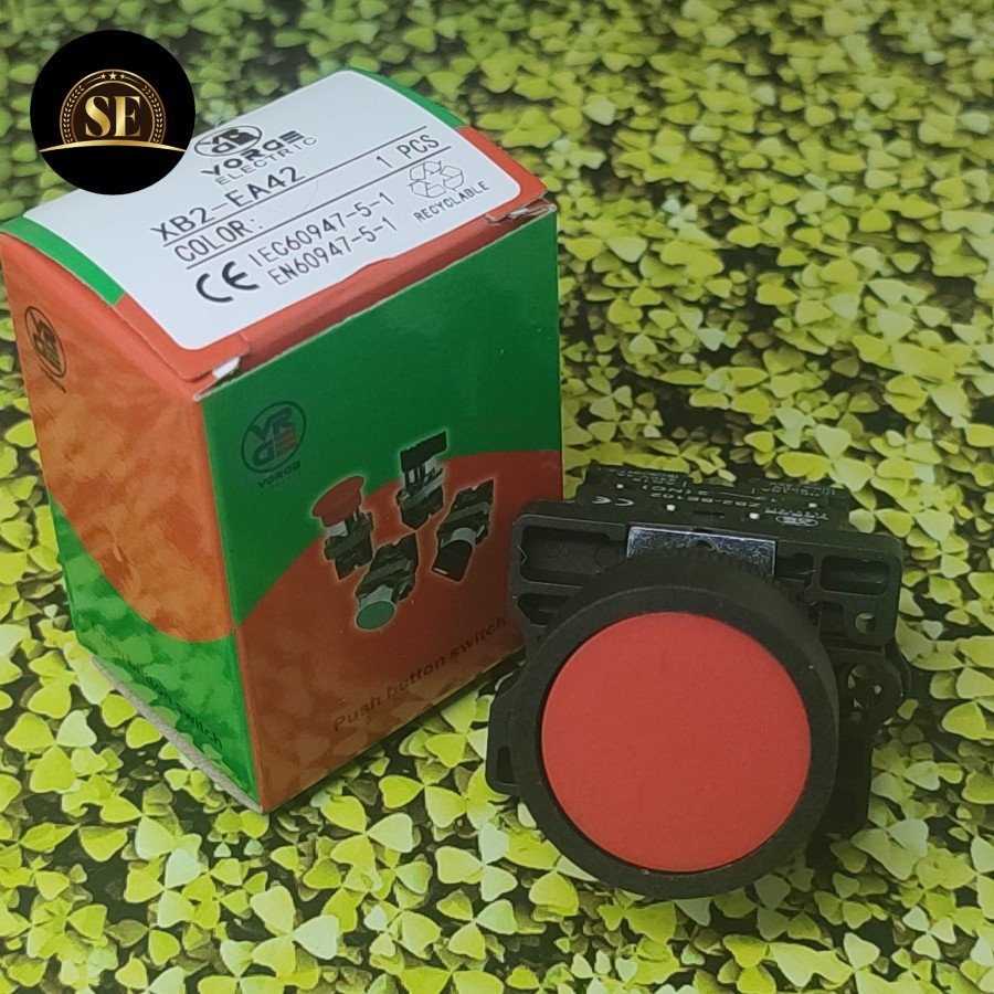 Push Button VORGE XB2-EA42 1NC RED merah 22mm bukan FORT Larkin lb2